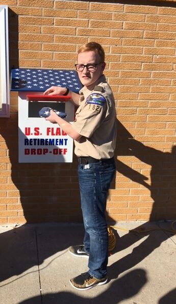 Eagle Scout Flag Drop Box Project